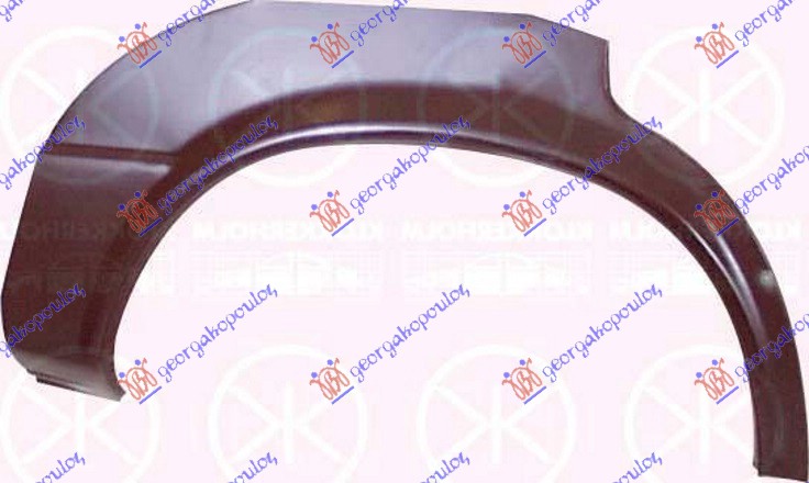 RUB 4 VRATA AUDI 80 CC 1984-1986 (811/813/814/819/853)