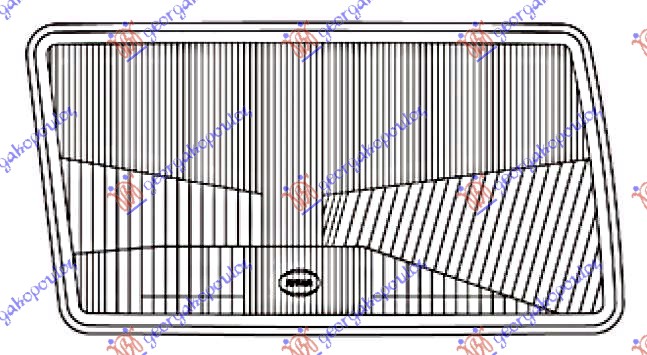 STAKLO FARA AUDI 80 1986-1991 (893/894/8A2)
