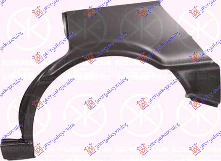 RUB 4 VRATA AUDI 80 1986-1991 (893/894/8A2)