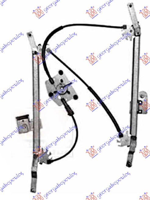 PODIZAC PREDNJEG PROZORA ELEKTRICNI (BEZ MOTORA) (SPORTBACK) AUDI A5 2007-2011 (8T3/8F7/8TA)