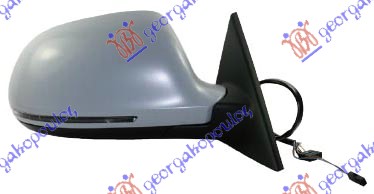 RETROVIZOR ELEKTRICNI SA GREJACEM PM (COUPE) 2010- (ELEKTRO-SKLOPIV) (12 PIN) (A KVALITET) (ASFERICNO STAKLO) AUDI A5 2007-2011 (8T3/8F7/8TA)