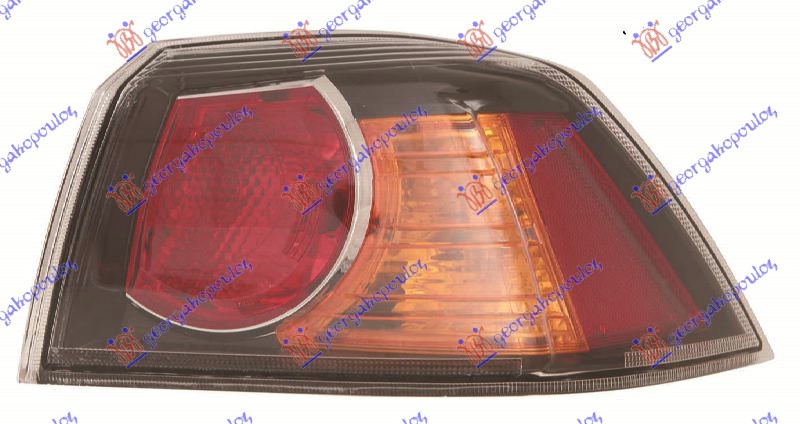 STOP LAMPA SPOLJASNJA (CRNA) MITSUBISHI LANCER SEDAN 2008- (CSA/CTA)