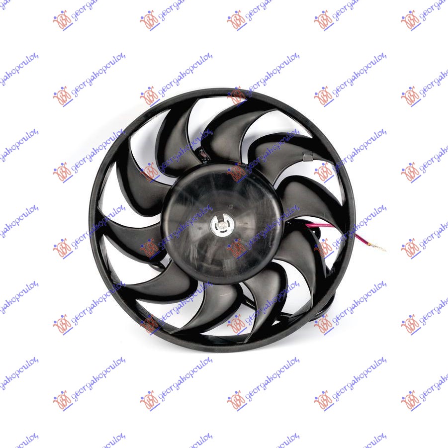 VENTILATOR (MOTOR+ELISA) (BENZIN/DIZEL) (NRF) AUDI 100 1990-1994 (4A2/4A5)