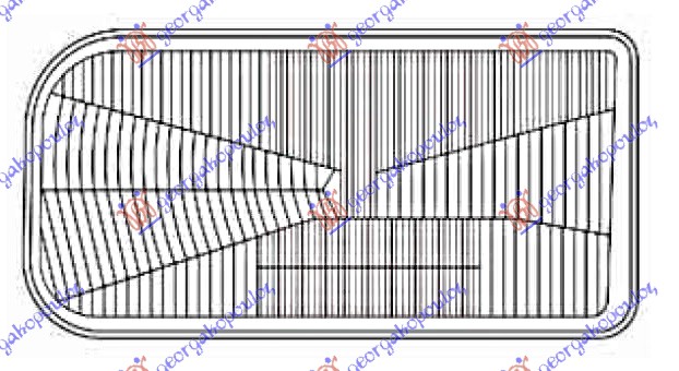 STAKLO FARA VW PASSAT 1989-1993 (3A2/35I/3A5)