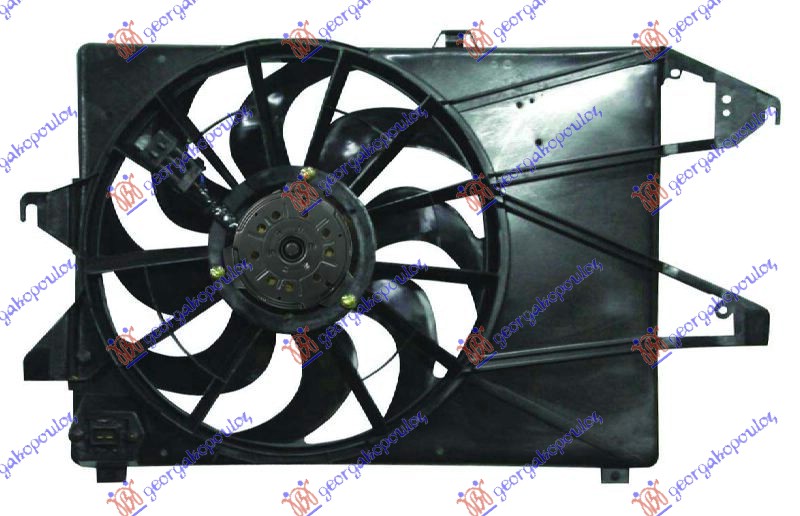 VENTILATOR HLADNJAKA KOMPLET (1.8/2.0 BENZIN) -02 FORD MONDEO 2000-2007 (B5Y)