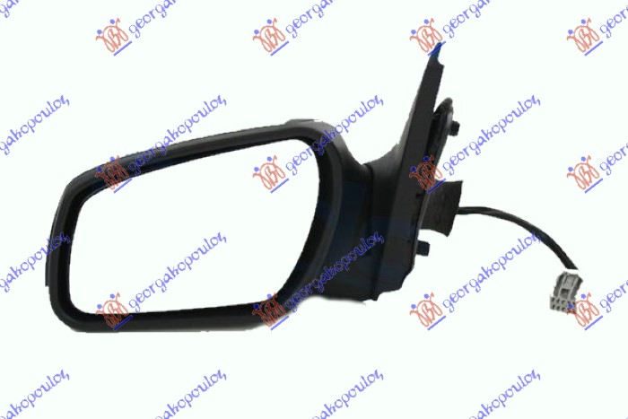 RETROVIZOR ELEKTRICNI SA GREJACEM PM (ELEKTRO-SKLOPIV) 2003- (ASFERICNO STAKLO) FORD MONDEO 2000-2007 (B5Y)