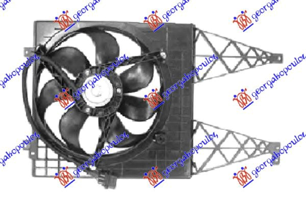 VENTILATOR HLADNJAKA () (1.6/1.8 BENZIN - 1.9 DIZEL) AUDI TT 1998-2006 (8N3/8N9)