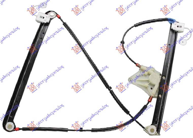 PODIZAC PREDNJEG PROZORA ELEKTRICNI (BEZ MOTORA) 5 VRATA AUDI A3 1996-2003 (8L1)