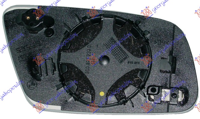 STAKLO RETROVIZORA SA GREJACEM PLAVO 2000- (ASFERICNO) AUDI A3 1996-2003 (8L1)