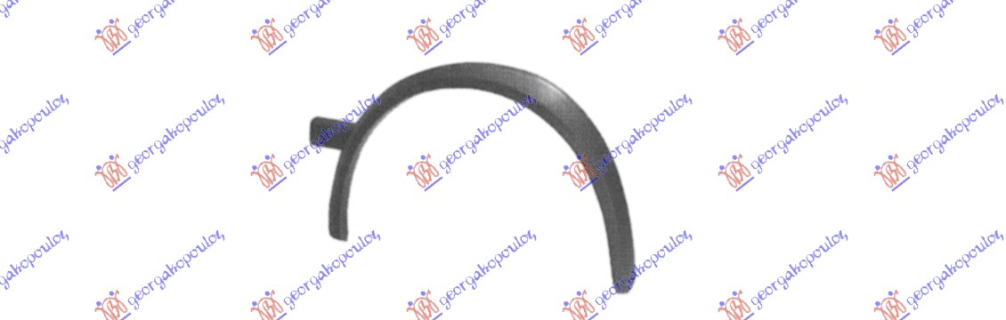 RUB PLASTICNI PREDNJI VW GOLF 2 MANHATAN 1988-1991 (19E/1G1)