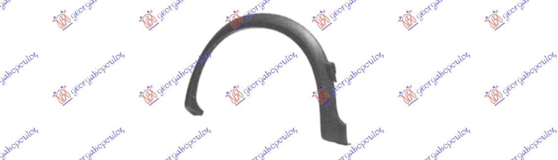 RUB PLASTICNI ZADNJI VW GOLF 2 MANHATAN 1988-1991 (19E/1G1)