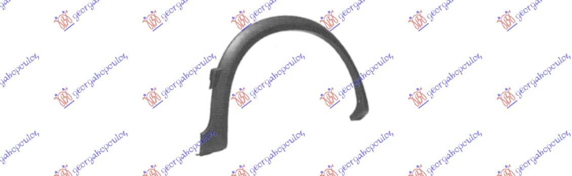 RUB PLASTICNI ZADNJI VW GOLF 2 MANHATAN 1988-1991 (19E/1G1)