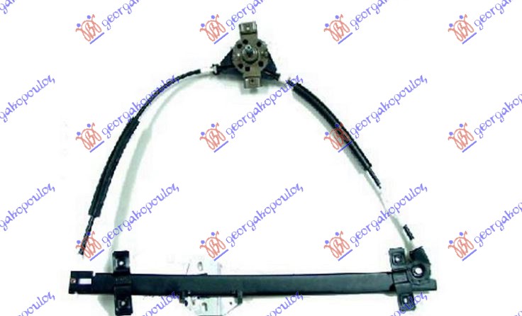 PODIZAC PREDNJEG PROZORA MEHANICKI 3/5 VRATA VW GOLF 2 MANHATAN 1988-1991 (19E/1G1)