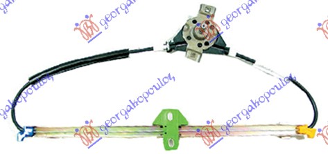 PODIZAC ZADNJEG PROZORA MENANICKI VW GOLF 2 MANHATAN 1988-1991 (19E/1G1)