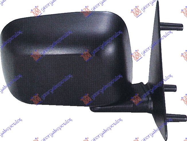 RETROVIZOR MEHANICKI (KONVEKSNO STAKLO) VW GOLF 2 MANHATAN 1988-1991 (19E/1G1)