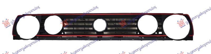 PVC MASKA (MAGLENKE) (CRVENA LAJSNA= VW GOLF 2 1984-1988 (19E/1G1)