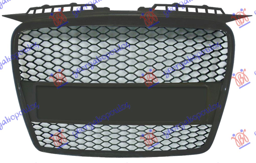 PVC MASKA CRNA (SA INTEGRISANIM DRZACEM TABLICE) (RS LOOK) AUDI A3 2003-2008 (8P1/8PA)