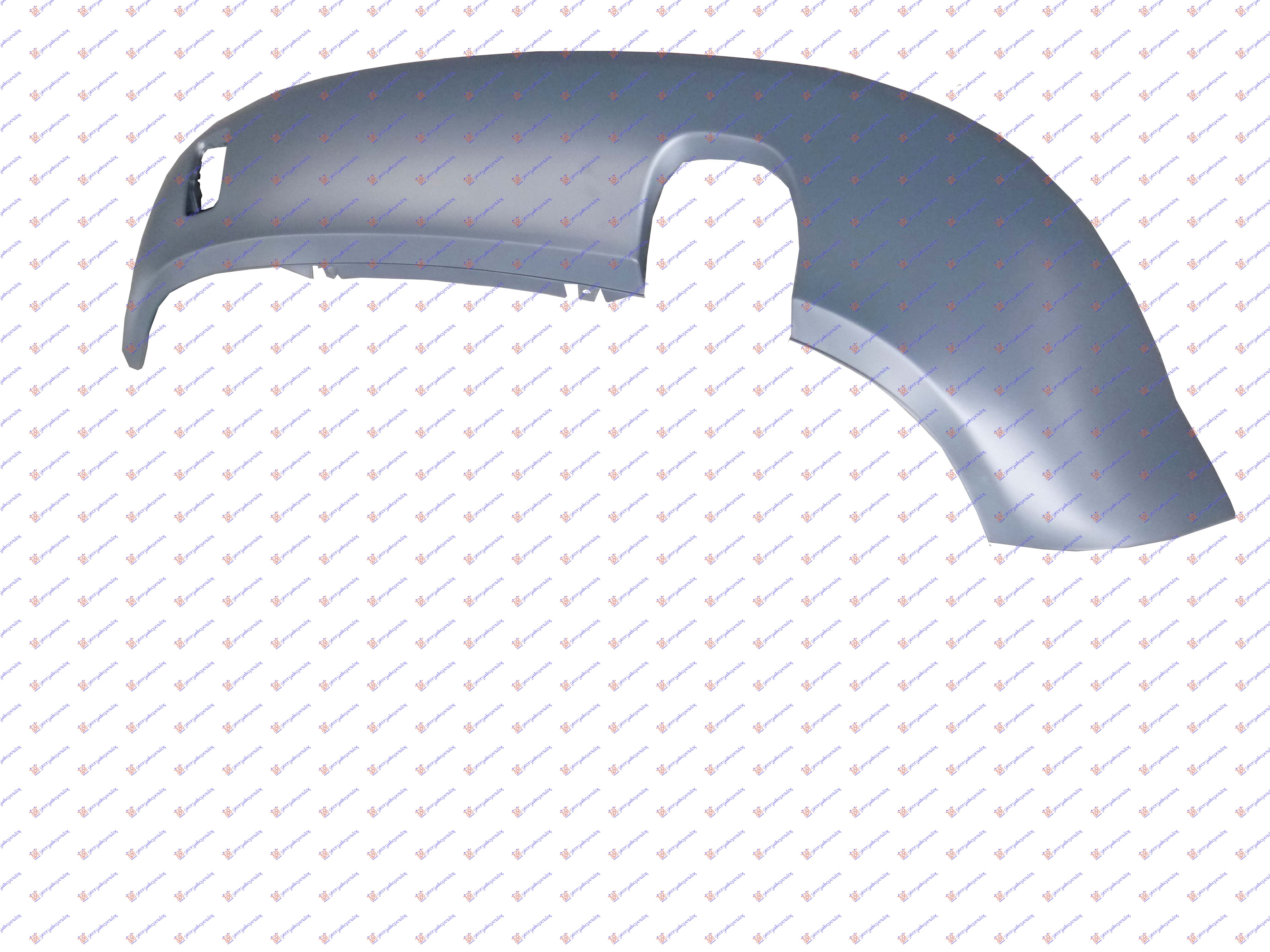 SPOJLER ZADNJEG BRANIKA 5 VRATA (SPORTBACK) AUDI A3 2003-2008 (8P1/8PA)