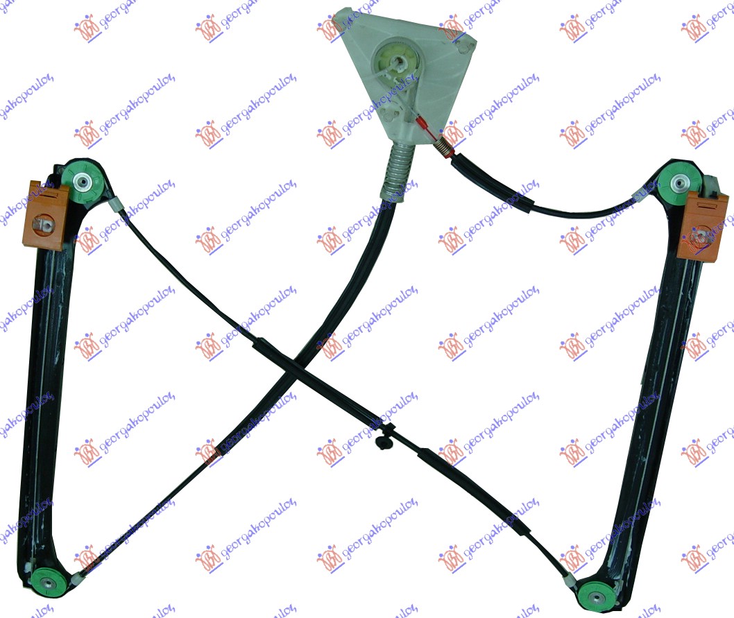 PODIZAC PREDNJEG PROZORA (BEZ MOTORA) 3 VRATA AUDI A3 2003-2008 (8P1/8PA)