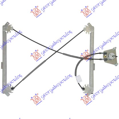 PODIZAC PREDNJEG PROZORA ELEKTRICNI (BEZ MOTORA) 3 VRATA (A KVALITET) AUDI A3 2003-2008 (8P1/8PA)