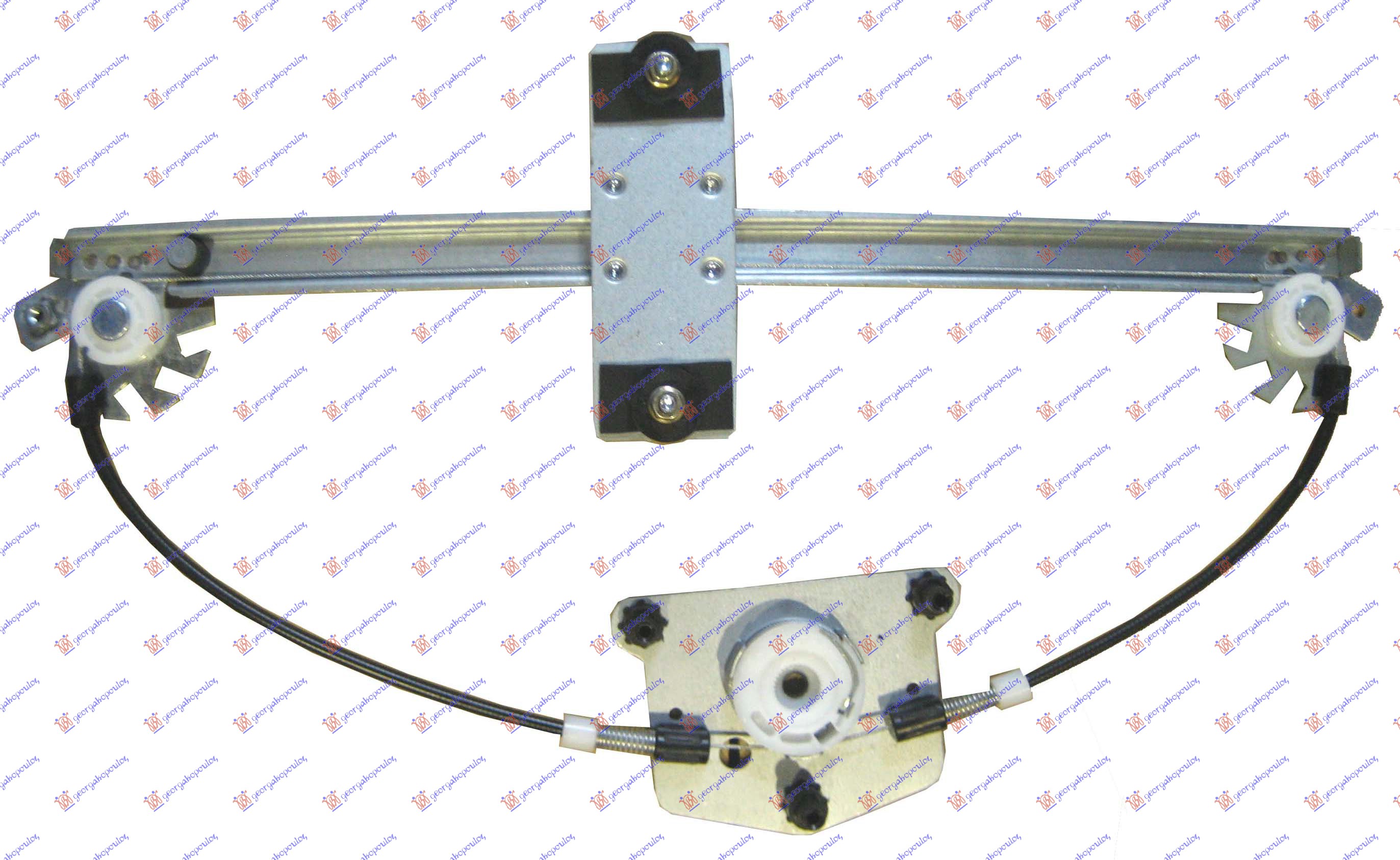 PODIZAC ZADNJEG PROZORA ELEKTRICNI (BEZ MOTORA) AUDI A3 2003-2008 (8P1/8PA)
