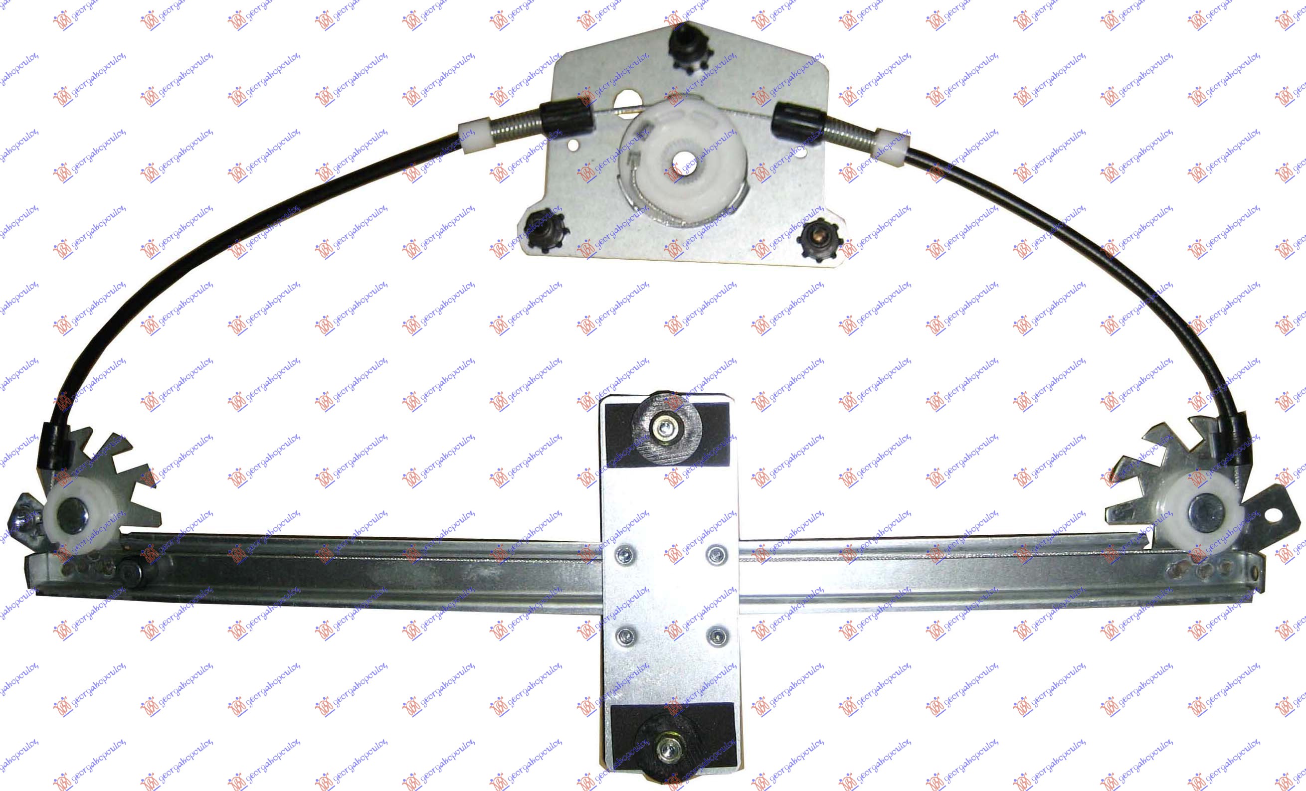 PODIZAC ZADNJEG PROZORA ELEKTRICNI (BEZ MOTORA) AUDI A3 2003-2008 (8P1/8PA)