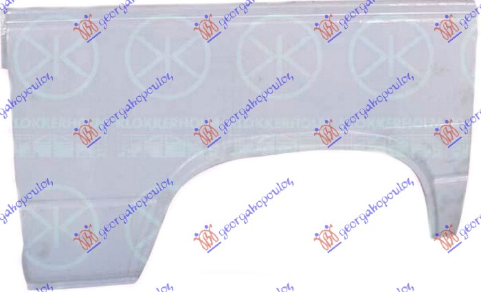 ZADNJI BLATOBRAN POLOVINA VW TRANSPORTER 1979-1991 (T3) (25/24)
