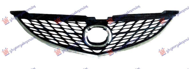 PVC MASKA CRNA (HROM OKVIR) MAZDA 6 2008-2013 (GH/GJ/GL)