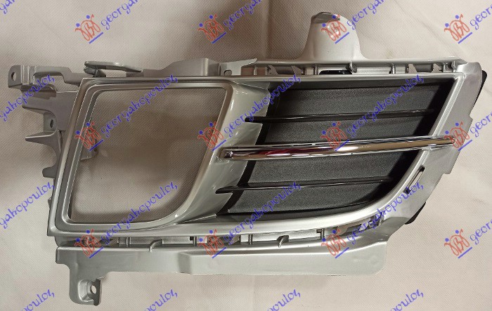 RESETKA PREDNJEG BRANIKA SREBRNA KOMPLET (SA MAGLENKOM) -11 MAZDA 6 2008-2013 (GH/GJ/GL)