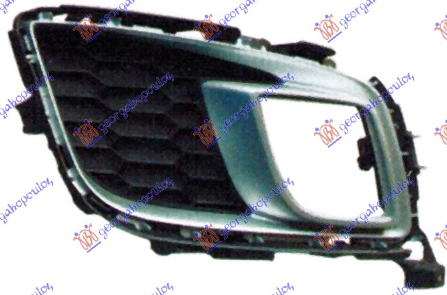 RESETKA PREDNJEG BRANIKA (SA MAGLENKOM) -11 (SPORT) MAZDA 6 2008-2013 (GH/GJ/GL)