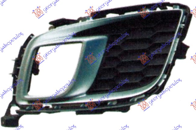 RESETKA PREDNJEG BRANIKA (SA MAGLENKOM) -11 (SPORT) MAZDA 6 2008-2013 (GH/GJ/GL)