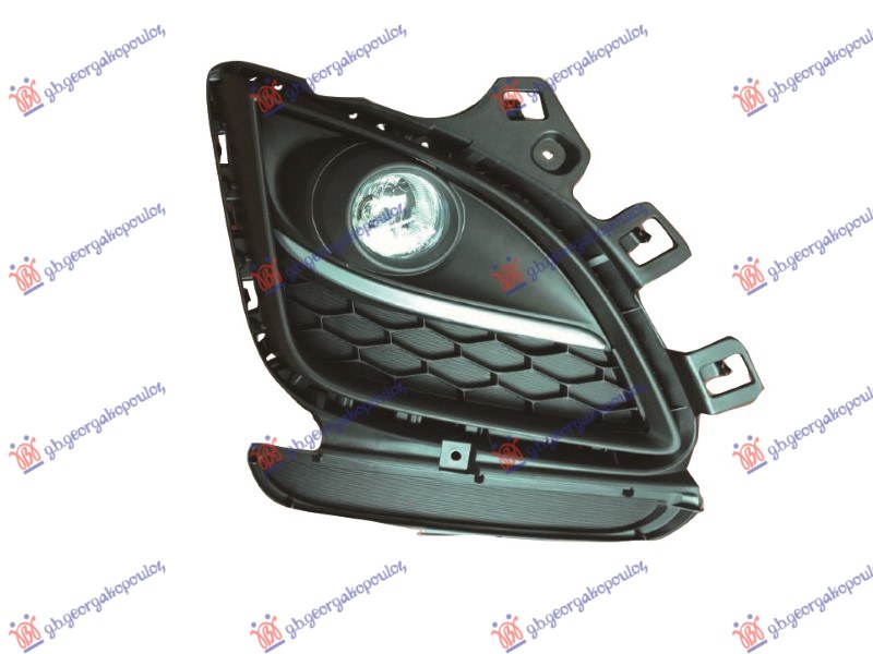 RESETKA PREDNJEG BRANIKA (SA MAGLENKOM) 11- (SPORT) MAZDA 6 2008-2013 (GH/GJ/GL)