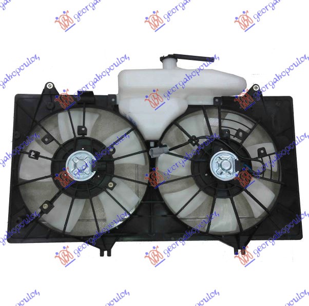 VENTILATOR KOMPLET (1.8/2.0 BENZIN) MAZDA 6 2008-2013 (GH/GJ/GL)