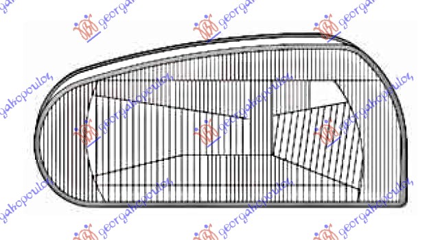 STAKLO FARA VW GOLF 3 1992-1998 (1H1/1H5)