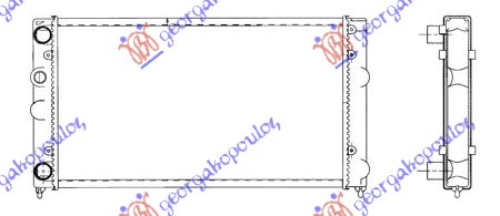 HLADNJAK MOTORA 1.6 (52x32) VW GOLF 3 1992-1998 (1H1/1H5)