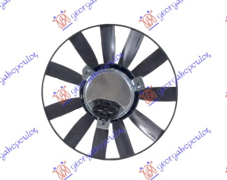 VENTILATOR HLADNJAKA KOMPLET (2.8 BENZIN) (+AC) VW GOLF 3 1992-1998 (1H1/1H5)