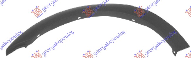 RUB PLASTICNI ZADNJEG BLATOBRANA VW GOLF 3 1992-1998 (1H1/1H5)