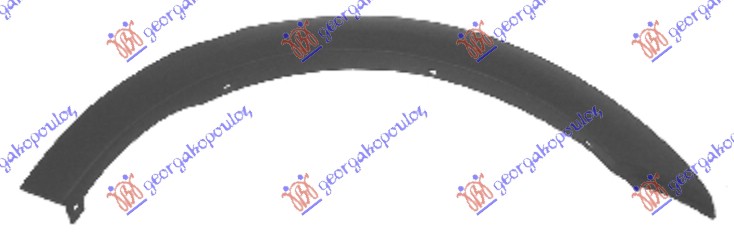 RUB PLASTICNI ZADNJEG BLATOBRANA VW GOLF 3 1992-1998 (1H1/1H5)