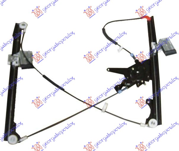 PODIZAC PREDNJEG PROZORA ELEKTRICNI (BEZ MOTORA) 3/5 VRATA VW GOLF 3 1992-1998 (1H1/1H5)