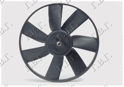 VENTILATOR HLADNJAKA KOMPLET (1.6/1.8/2.0 BENZIN - 1.9 DIZEL) (+AC) VW VENTO 1992-1998 (1H2)
