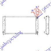 HLADNJAK MOTORA BENZIN/DIZEL (+AC) (52.5x32x3.4) VW CADDY 1979-1995 (14)