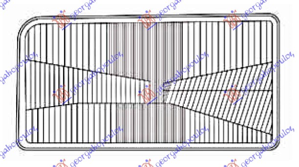 STAKLO FARA VW TRANSPORTER 1991-1996 (T4) (70A/70H/7DA/7DH)