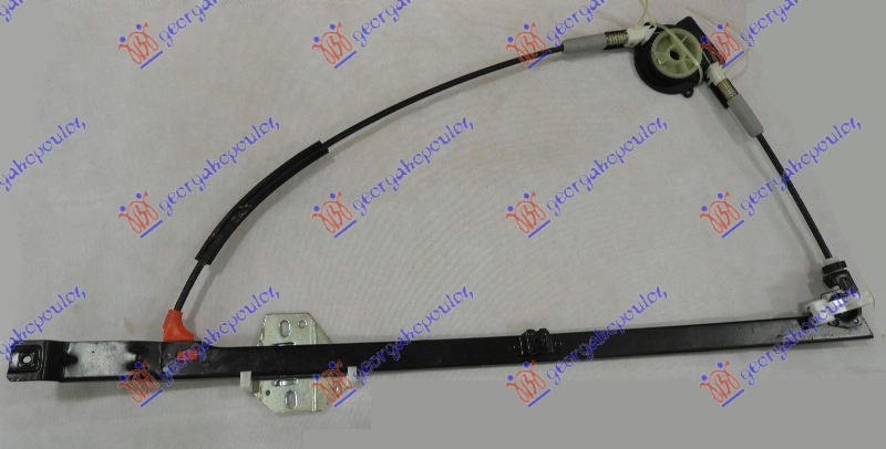PODIZAC PREDNJEG PROZORA ELEKTRICNI (BEZ MOTORA) VW TRANSPORTER 1991-1996 (T4) (70A/70H/7DA/7DH)