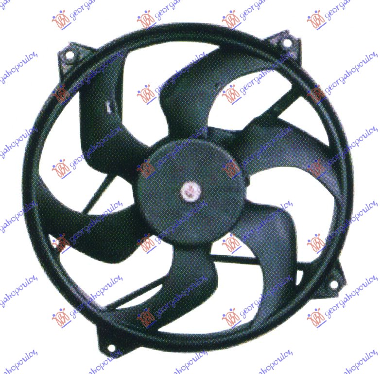 VENTILATOR KOMPLET (BENZIN/DIZEL) CITROEN XSARA PICASSO 1999-2007 (N68)