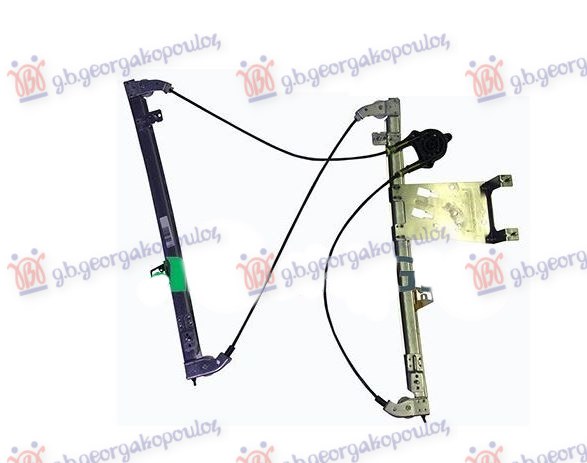 PODIZAC PREDNJEG PROZORA ELEKTRICNI (BEZ MOTORA) (2 PIN) (A KVALITET) CITROEN XSARA PICASSO 1999-2007 (N68)