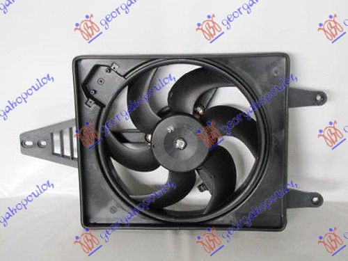 VENTILATOR KOMPLET (1.6/1.8/2.0 BENZIN) (-AC) ALFA ROMEO 156 1997-2003 (932)