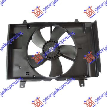 VENTILATOR HLADNJAKA KOMPLET (1.6 BENZIN) NISSAN TIIDA 2007- (C11/SC11)