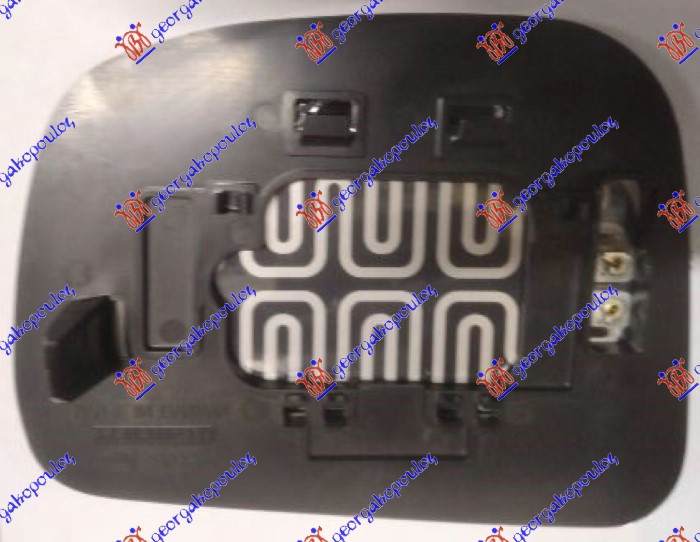 STAKLO RETROVIZORA SA GREJACEM (ASFERICNO) NISSAN TIIDA 2007- (C11/SC11)
