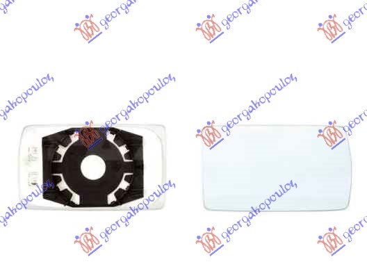 STAKLO RETROVIZORA SA GREJACEM ALFA ROMEO 155 1992-1997 (167)