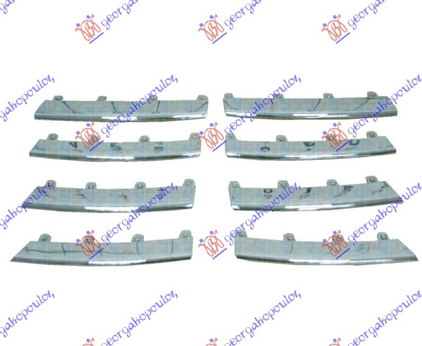 LAJSNA PVC MASKE HROM (SET) VW GOLF 5 VARIANT 2007-2009 (1K5)